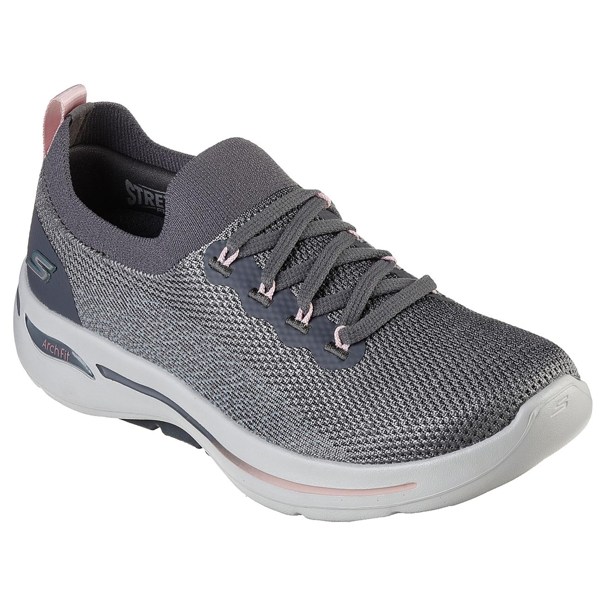 Skechers Womens Go Walk Arch Fit - C Walking Shoes Vegan High-Rebound Comfort Pillars Grey - 4 UK (124863) (B099F9RTNX) Amazon Price History, Amazon Price Tracker