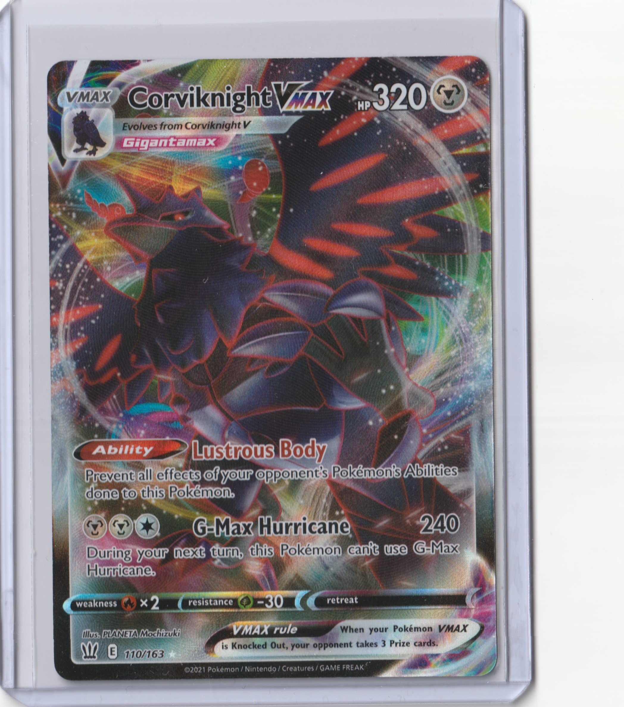 Corviknight VMAX 110/163 - Full Art - Battle Styles - NM/M, Board