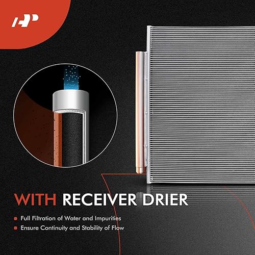 Miniatura 6 de A-Premium Condensador de AC compatible con Mercedes-Benz Clase G G550 G63 AMG, GLE-Class GLE350 GLE450 GLE580, GLS-Class GLS450 GLS580