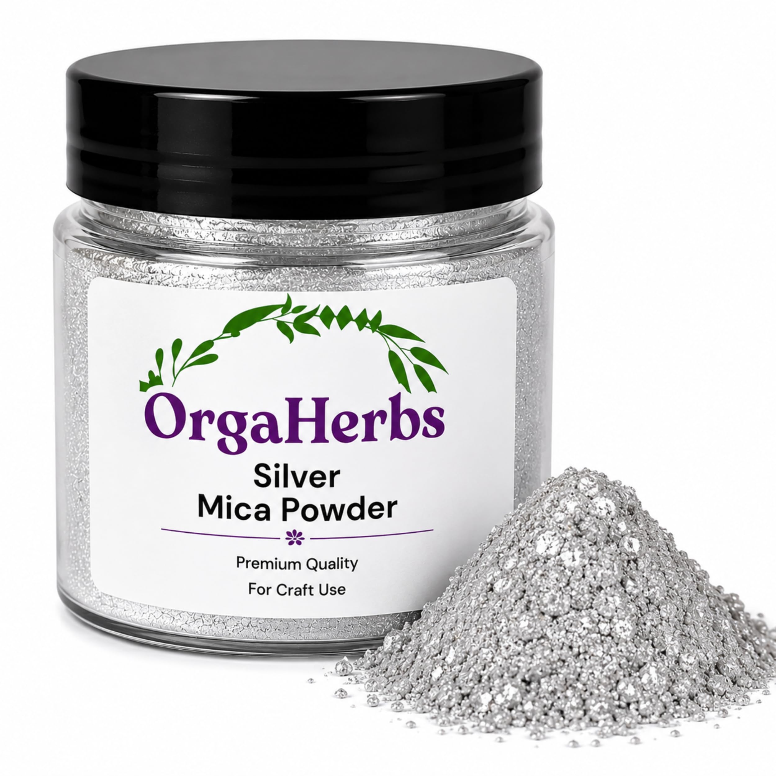 Silver Mica Powder for Soap Making, Metallic Silver Soap Dye Pigment for DIY Soap, Bath Bombs, Resin Art & Craft Projects - 10g-image-31