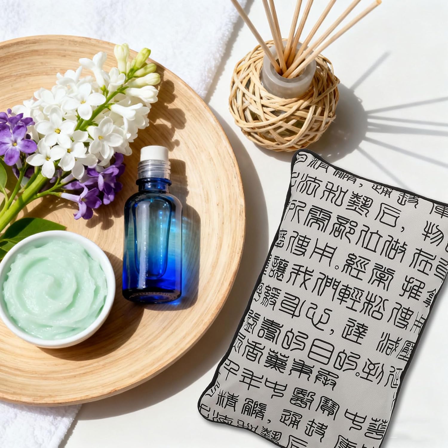 SOIMISS Moxibustion Therapy Pack Heating Massage Bag with Cloth Material and Sedative Effect, Waist Heating Pack for Pregnant Women to Lower Back Discomfort and Provide Soothing Heat