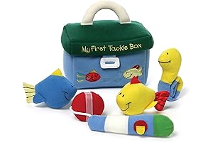 GUND Fishing Tackle Plush Playset, Sensory Toy for Baby Boys