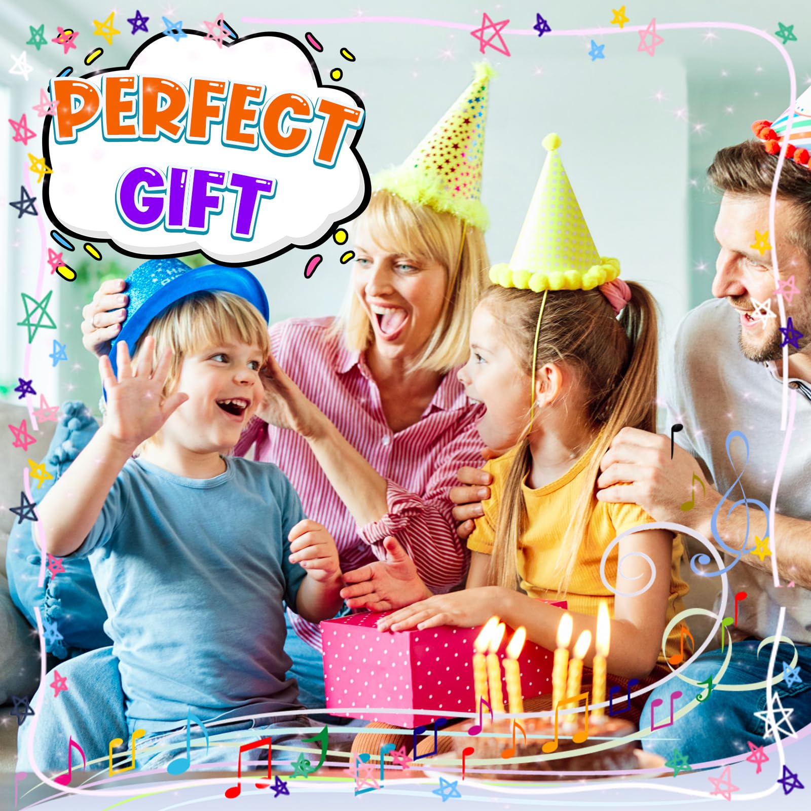 24 Pièces Harmonica pour Enfants, 16 Trous Double Rangée Débutant, Jouet Harmonica pour Débutants, Étudiants, Cadeaux