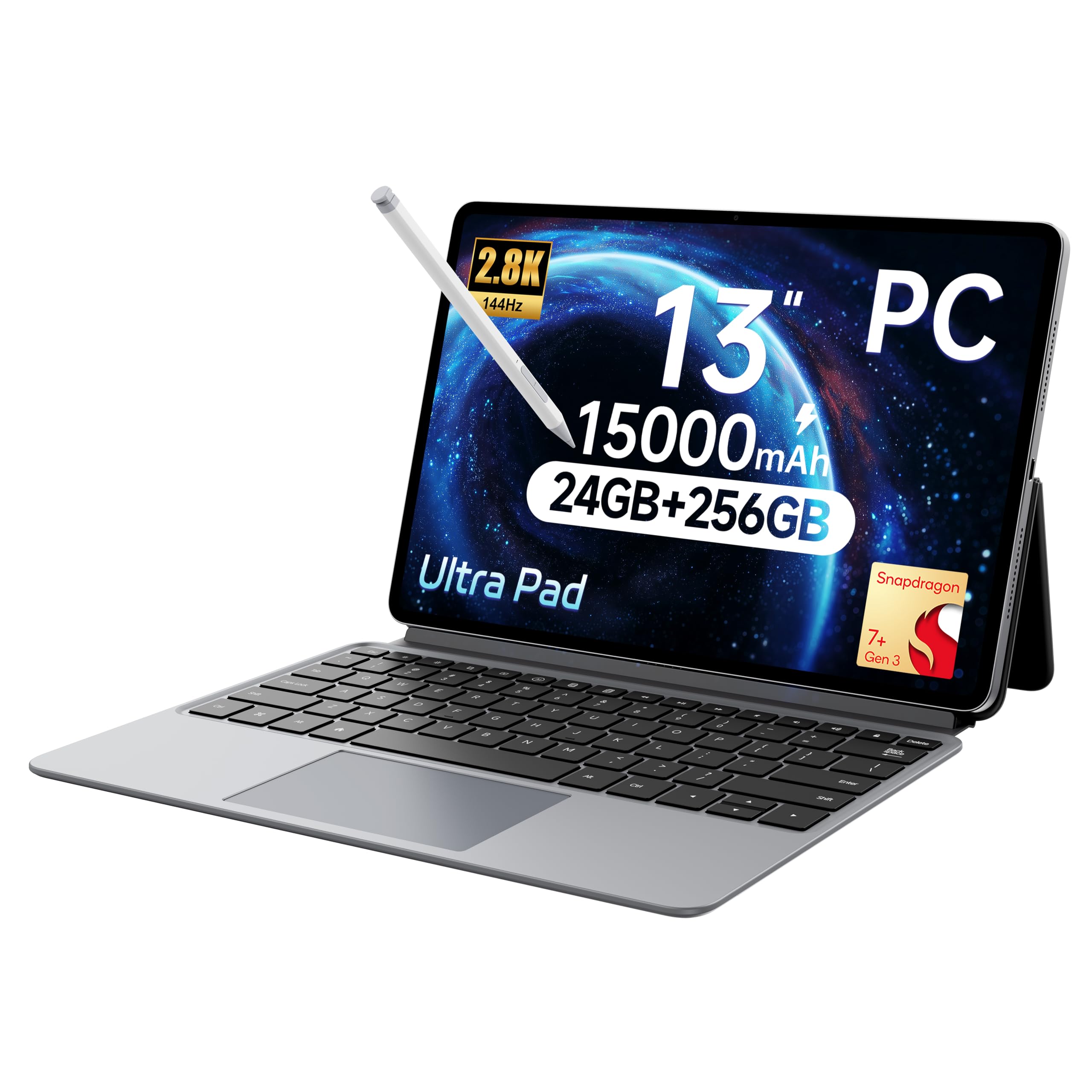 DOOGEE U13 Tablette Avec Clavier, Tablette Android 16 Écran