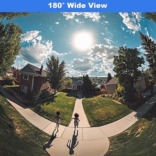 Miniatura 2 de Cámara de seguridad HD de 180 grados con visión de gran angular de 2.0MP 1080p Cámara de seguridad 4 en 1 CCTV Bullet con cable BNC,