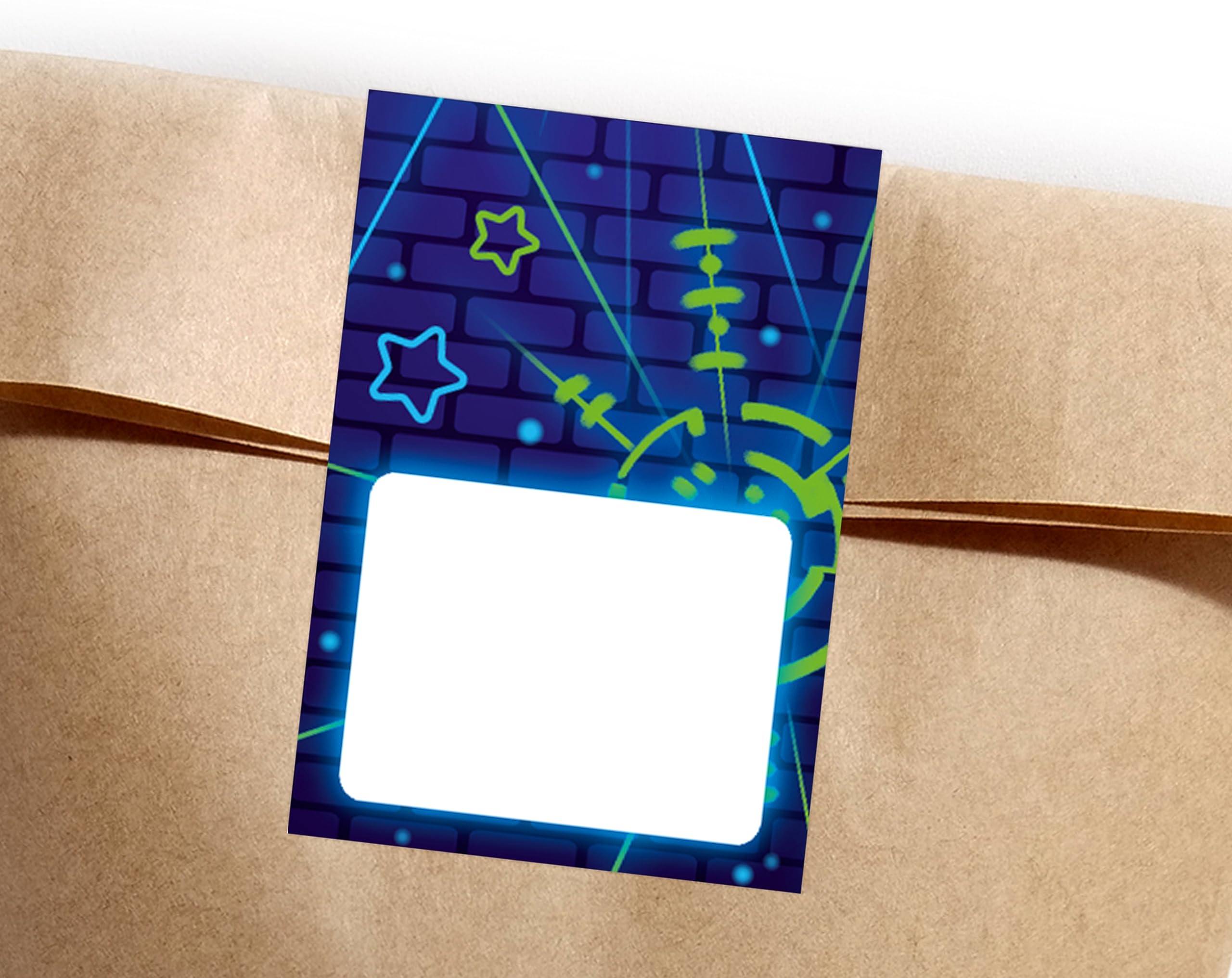 Minkocards Lot De 12 Sacs Cadeaux (naturels) 12 Autocollants