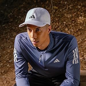 Adidas Men's Superlite Hat Lightweight Athletic Running Cap for Workouts