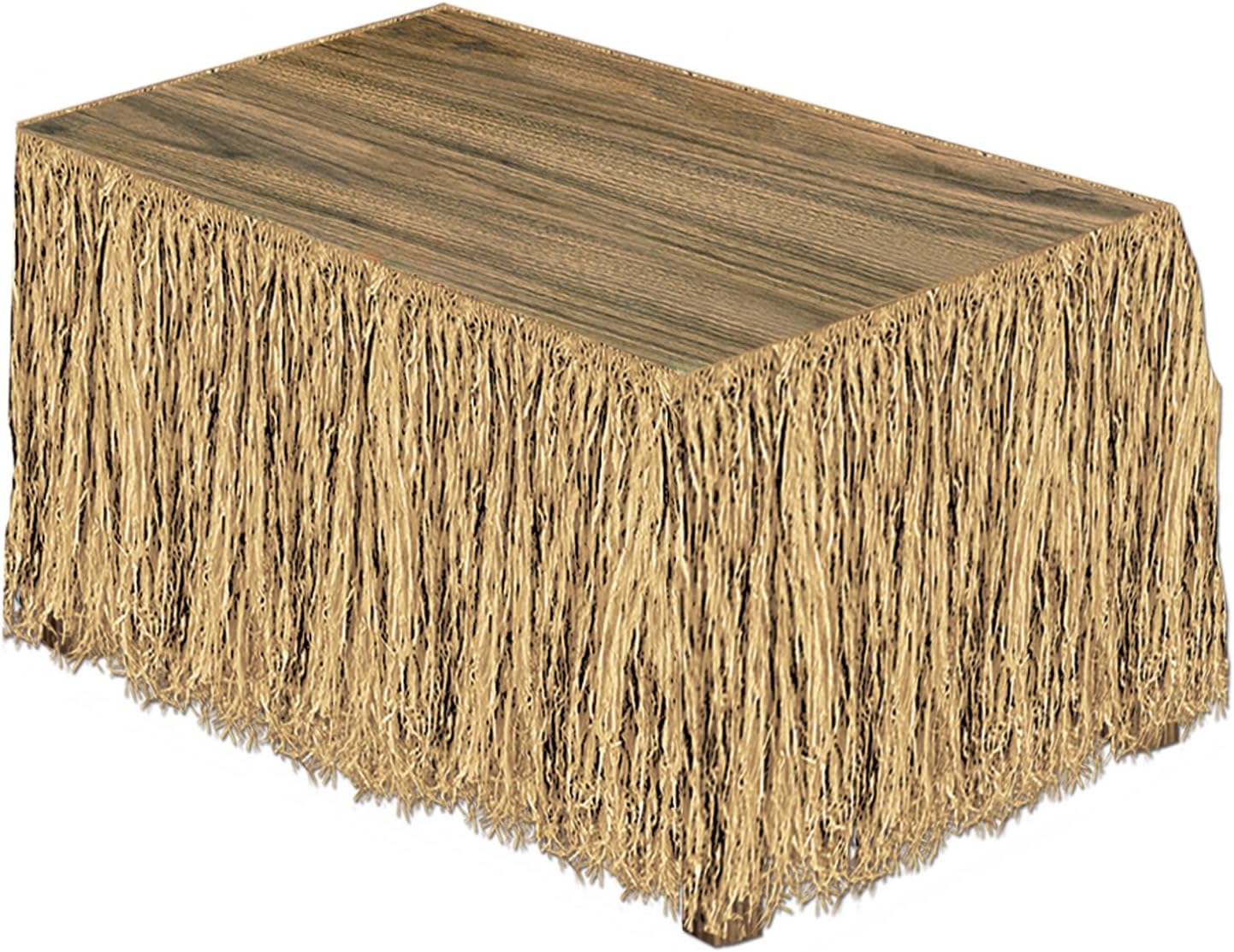 Beistle VBS - Raffia Table Skirt