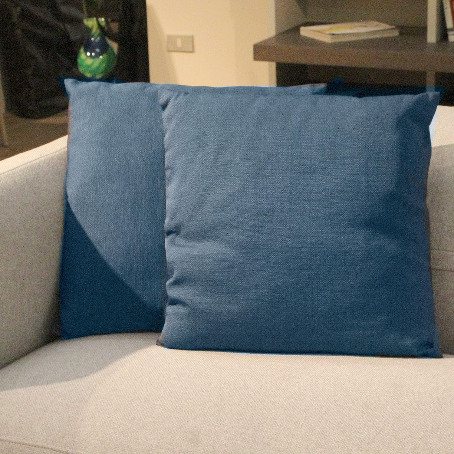 Adam Home Set di 4 Cuscini per divano 40cm x 40cm imbottitura cuscini (16 x 16 pollici) Interno per Cuscino Bianco Soffice a Rimbalzo Rapido, Cuscini divano Fibra Cava Perfetta per per