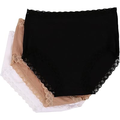 Natori Bliss Full Brief 3-Pack black/cafe/white