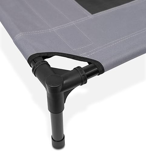Miniatura 3 de Internet's Best Cuna para perro, de 36 x 30 pulgadas, cama elevada para perro, de malla transpirable fresca, para uso en interiores o exteriores,