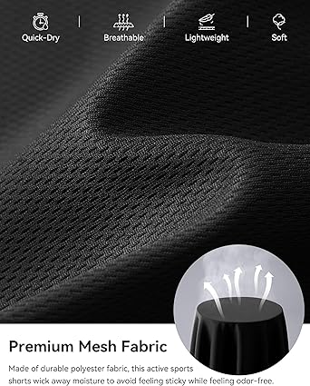 G Gradual Men's 11 Long Basketball Shorts with Zipper Pockets Drawstring Mesh Lightweight Gym Athletic Shorts for Men