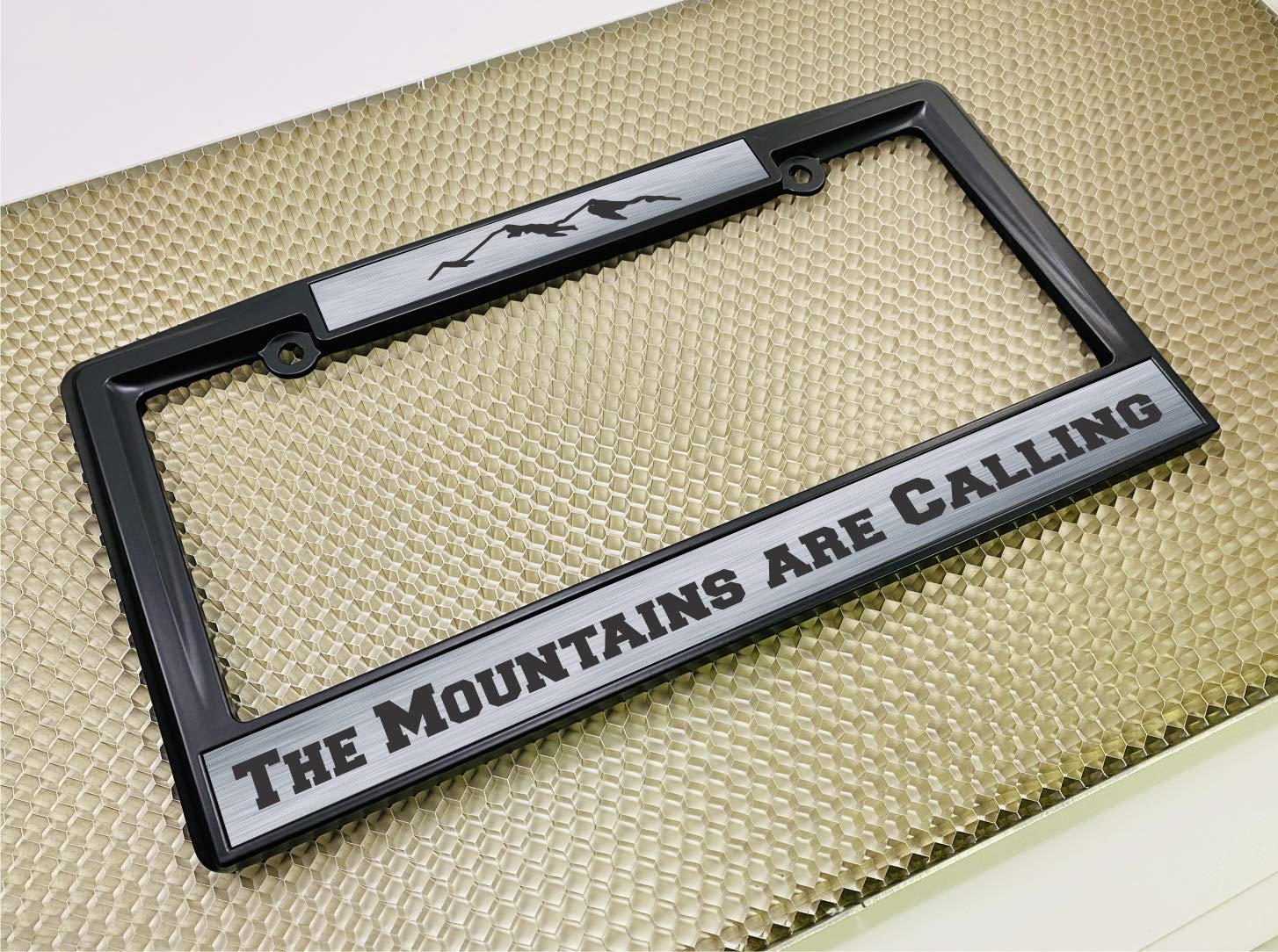 Custom Personalized Heavy Duty Metal Laser Engraved Car License Plate Frame wit - Picture 54 of 113