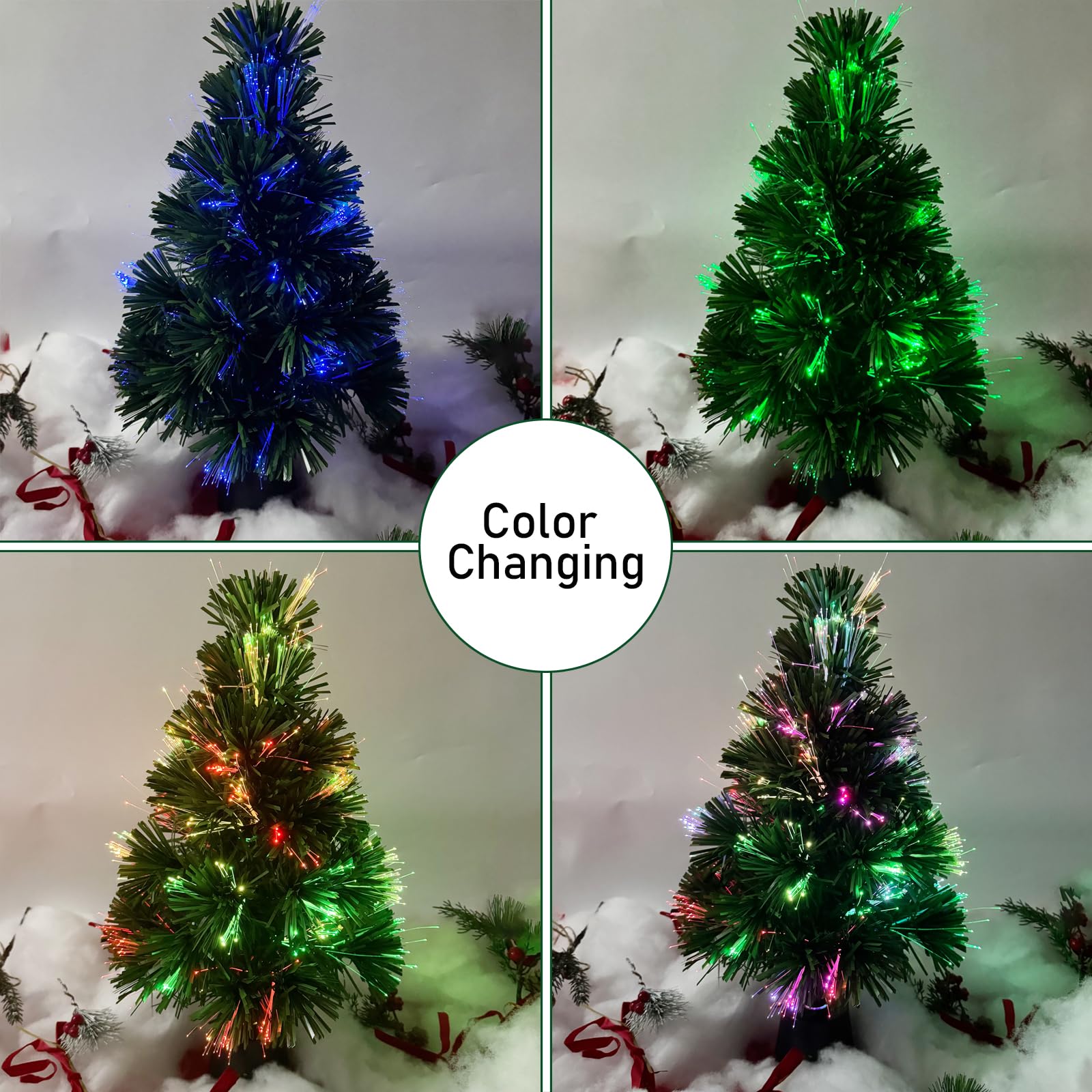 9 Pezzi Mini Albero di Natale, Albero di Natale Piccolo Artificiale con