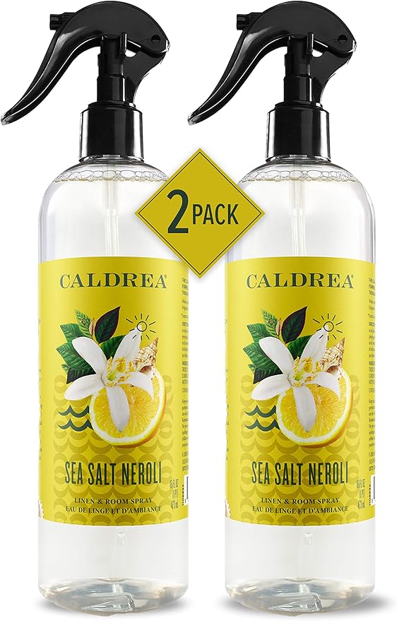 Caldrea Linen and Room Spray Air Freshener, Made with