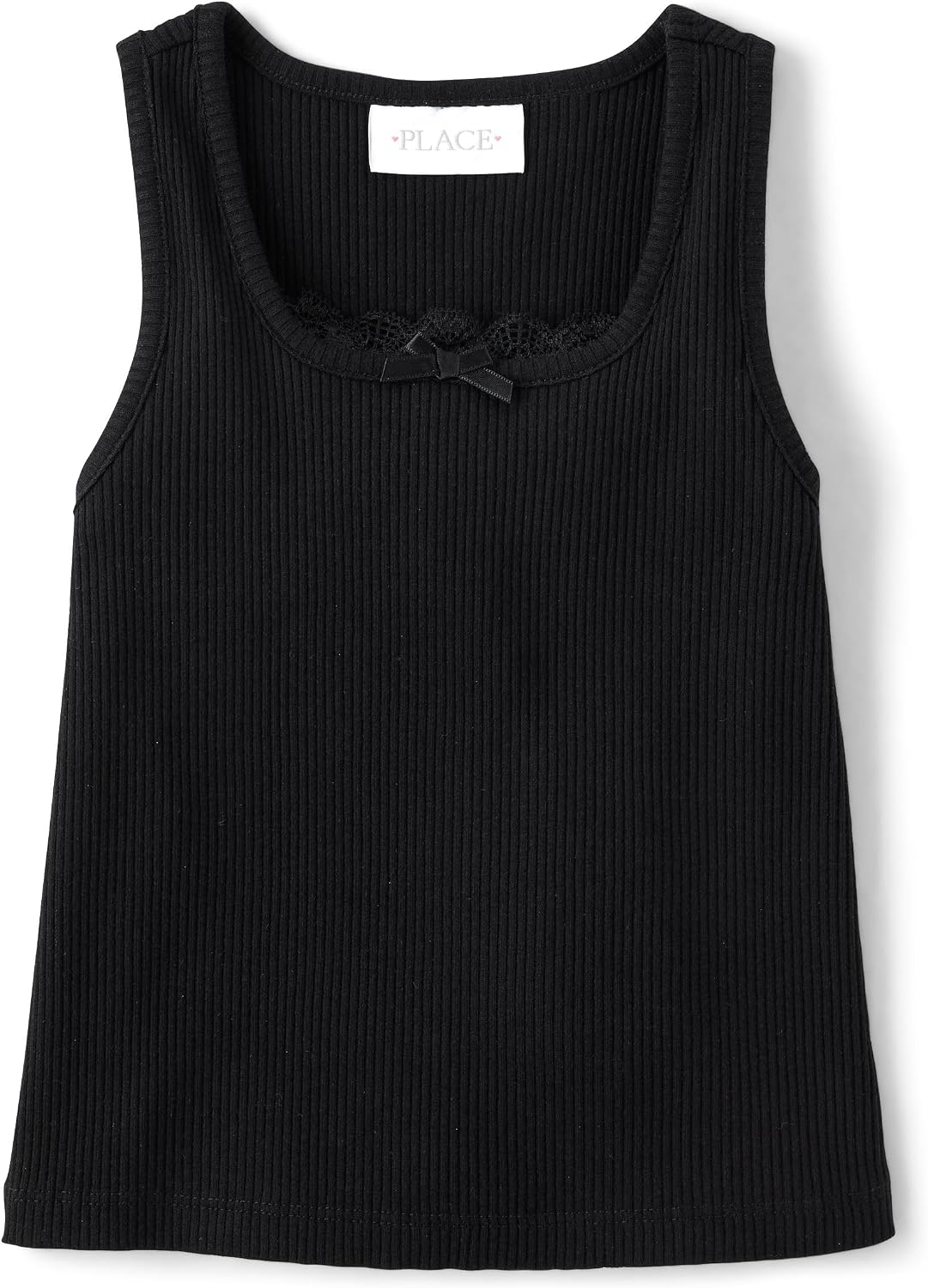 The Children's Place Girls' Sleeveless Lace Ribbed Tank Tops