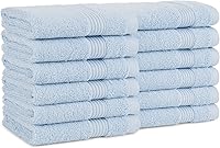 Vista 31 de Arkwright - Juego de 6 toallas de baño, 100% algodón súper suaves, 600 GSM, de secado rápido y absorbentes, artículos de lujo para el baño con 2