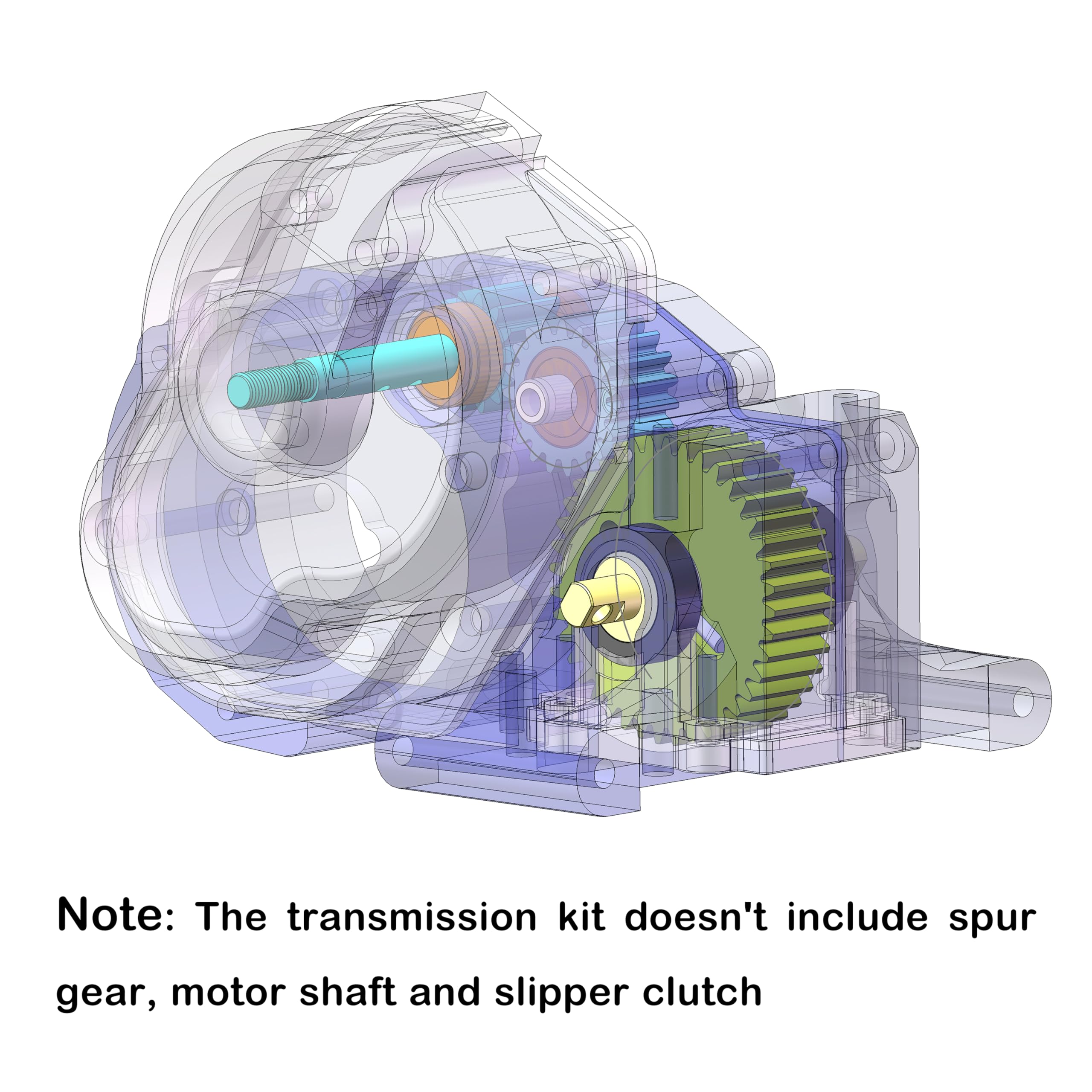 Amazon.com: MEUS RACING Transmission Gearbox for 272 272R Traxxas