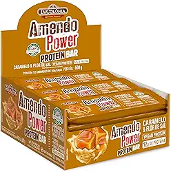 BARRA AMENDOPOWER PROTEIN CARAMELO/FLOR DE SAL DISPLAY 12X50G