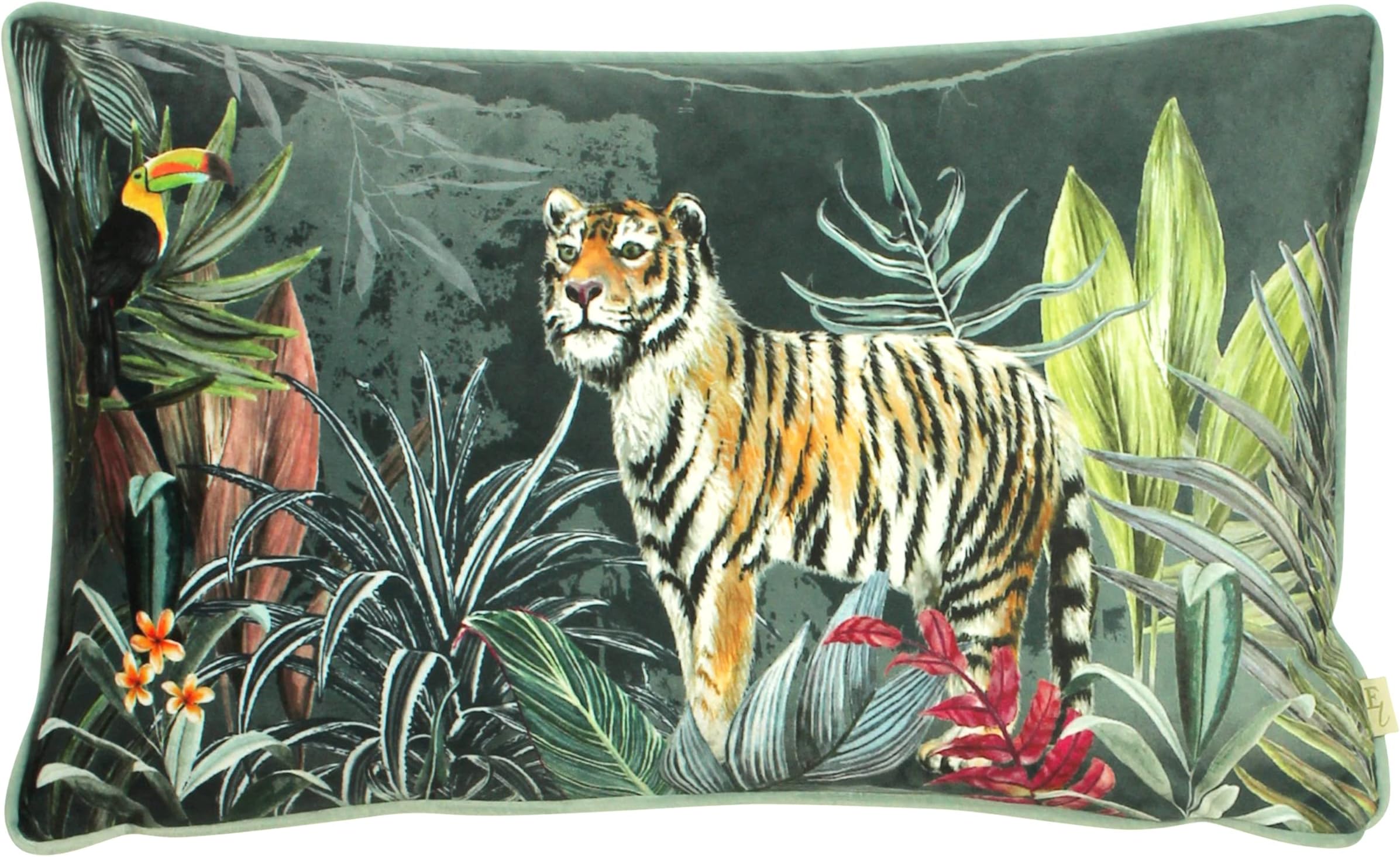Evans Lichfield Zinara Polyester Filled Cushion, Tiger, 30 x 50cm