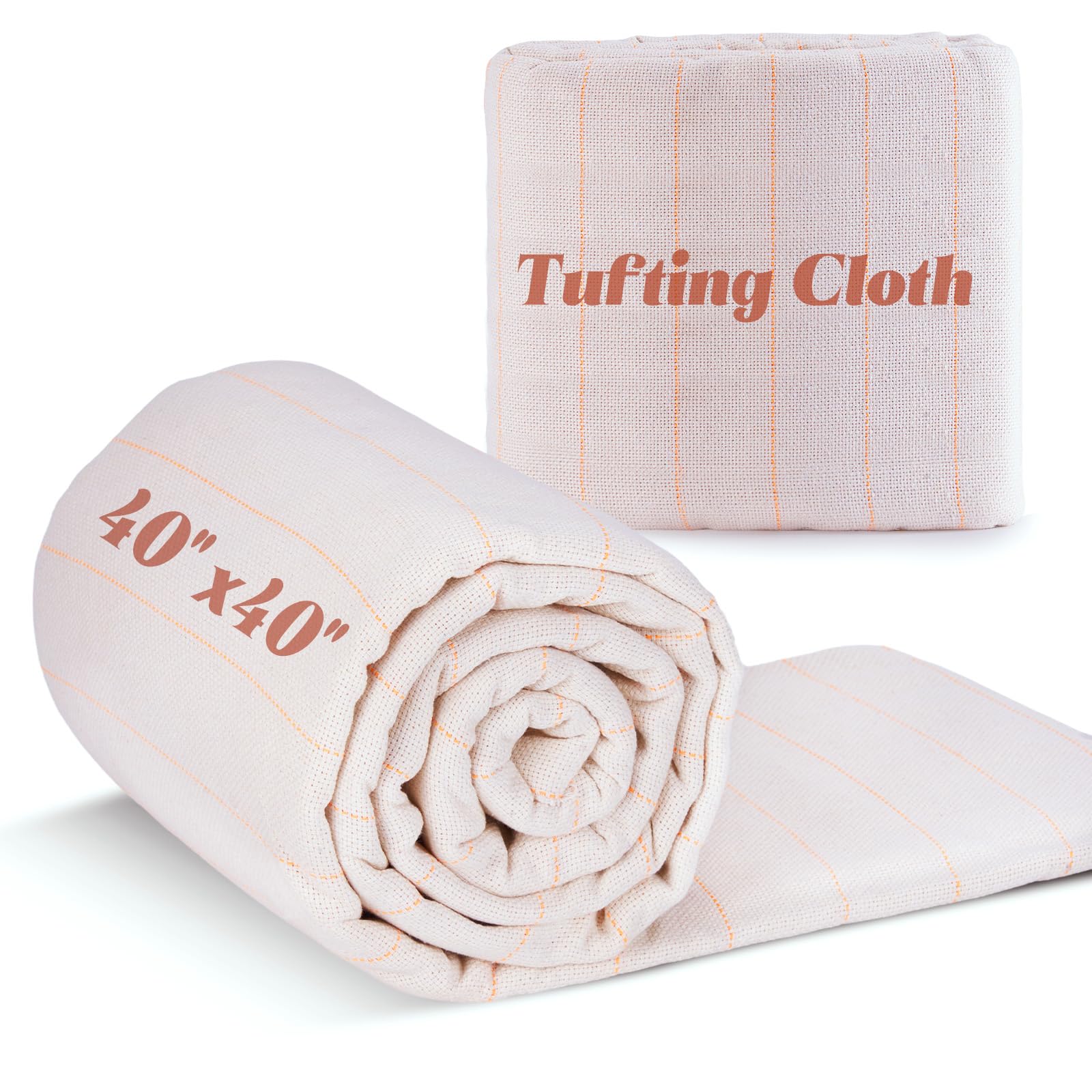 BESGEER 40 × 40 Inch Marked Monks Primary Tufting Cloth for Rug Making