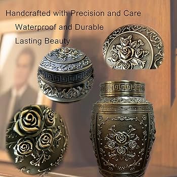 Amazon.co.jp: 記念品 バラの骨壺 人間の遺灰用 火葬 埋葬骨壺