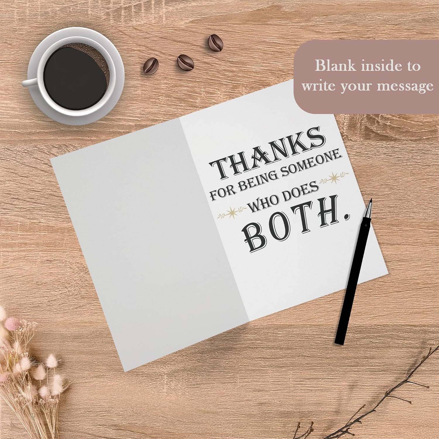 Cheerin Appreciation Card with Envelope - Thank You Cards for Coworkers, Teachers, Friends, Boss, or Parents - Inspiration Cards 5x8 Inch image 3