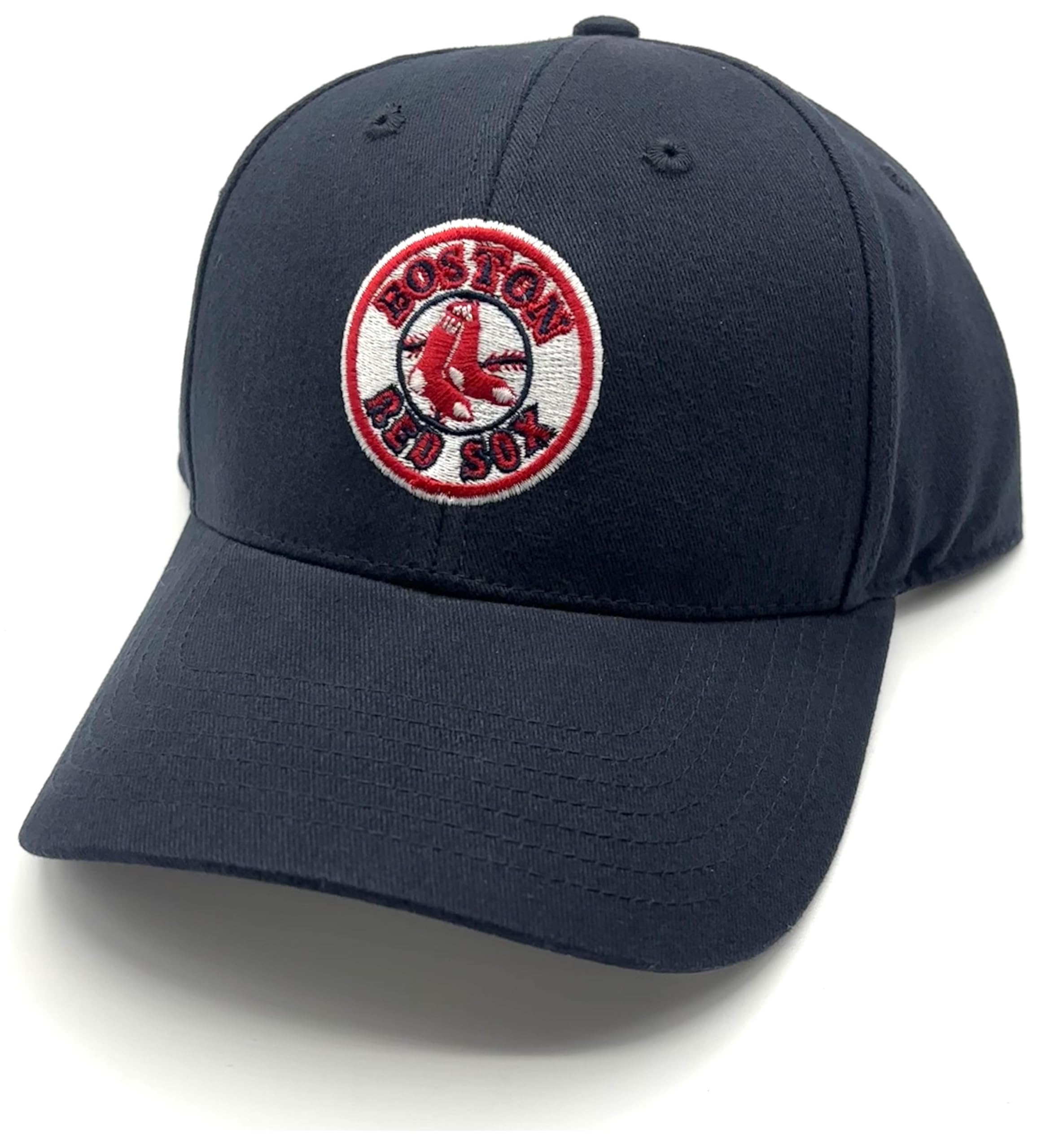 Officially Licensed Boston Youth Boys Girls Baseball Classic Edition Navy MVP Hat Kids Adjustable Primary Home Team Logo Red/Blue Sox Sports Ball Cap
