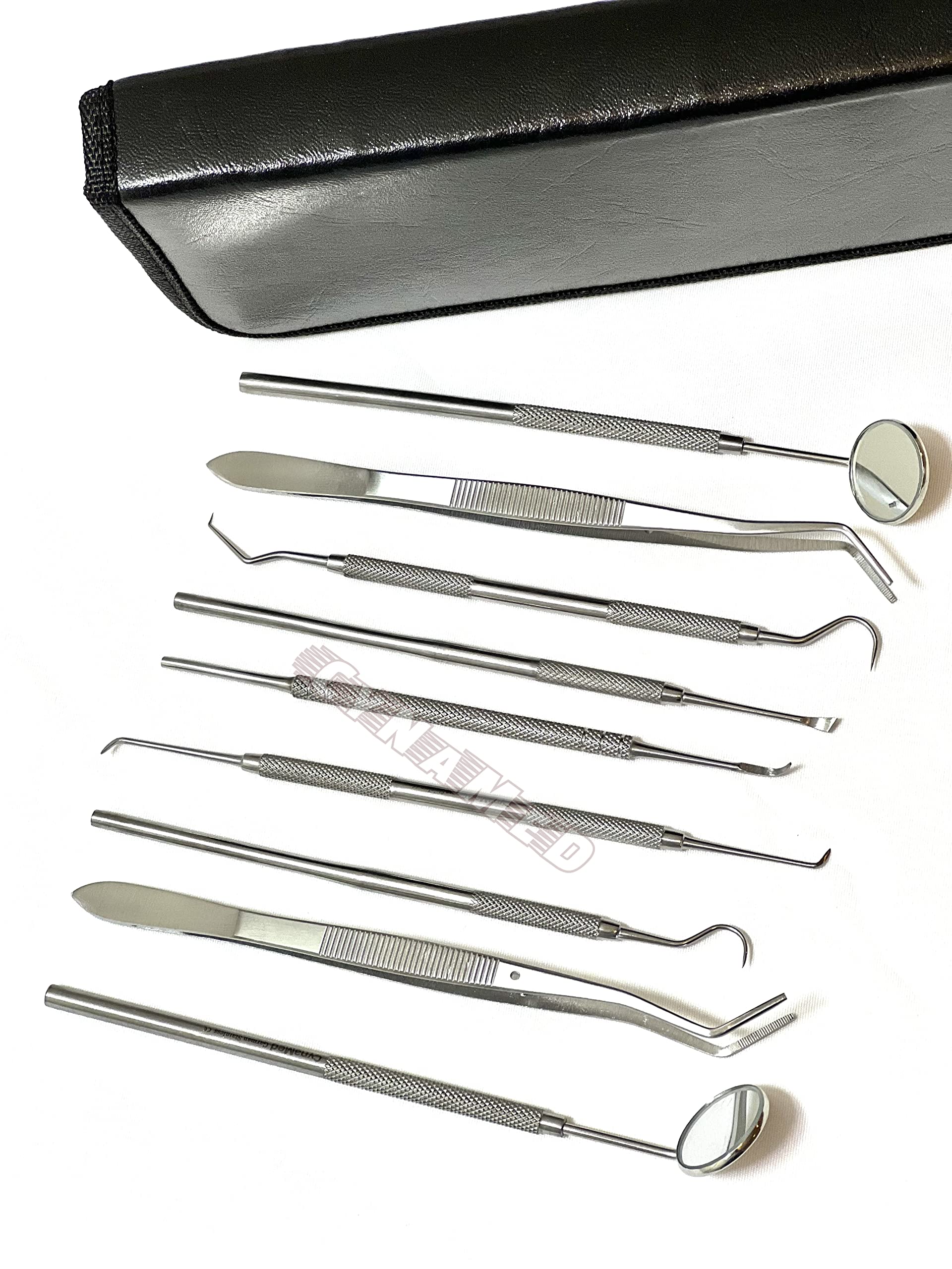 Strumenti Chirurgici Cynamed Specchio Dentale Tedesco N.5 Con Manico In Acciaio Inox | Strumento Per Odontoiatria Piercing Orecchio - Foto 7