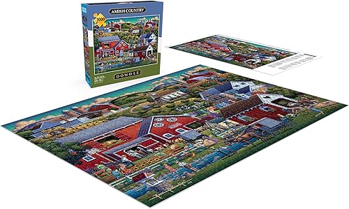 Miniatura 4 de Buffalo Games - Dowdle - Amish Country - Rompecabezas de 1000 piezas para adultos, rompecabezas desafiante perfecto para noches de juego - Tamaño