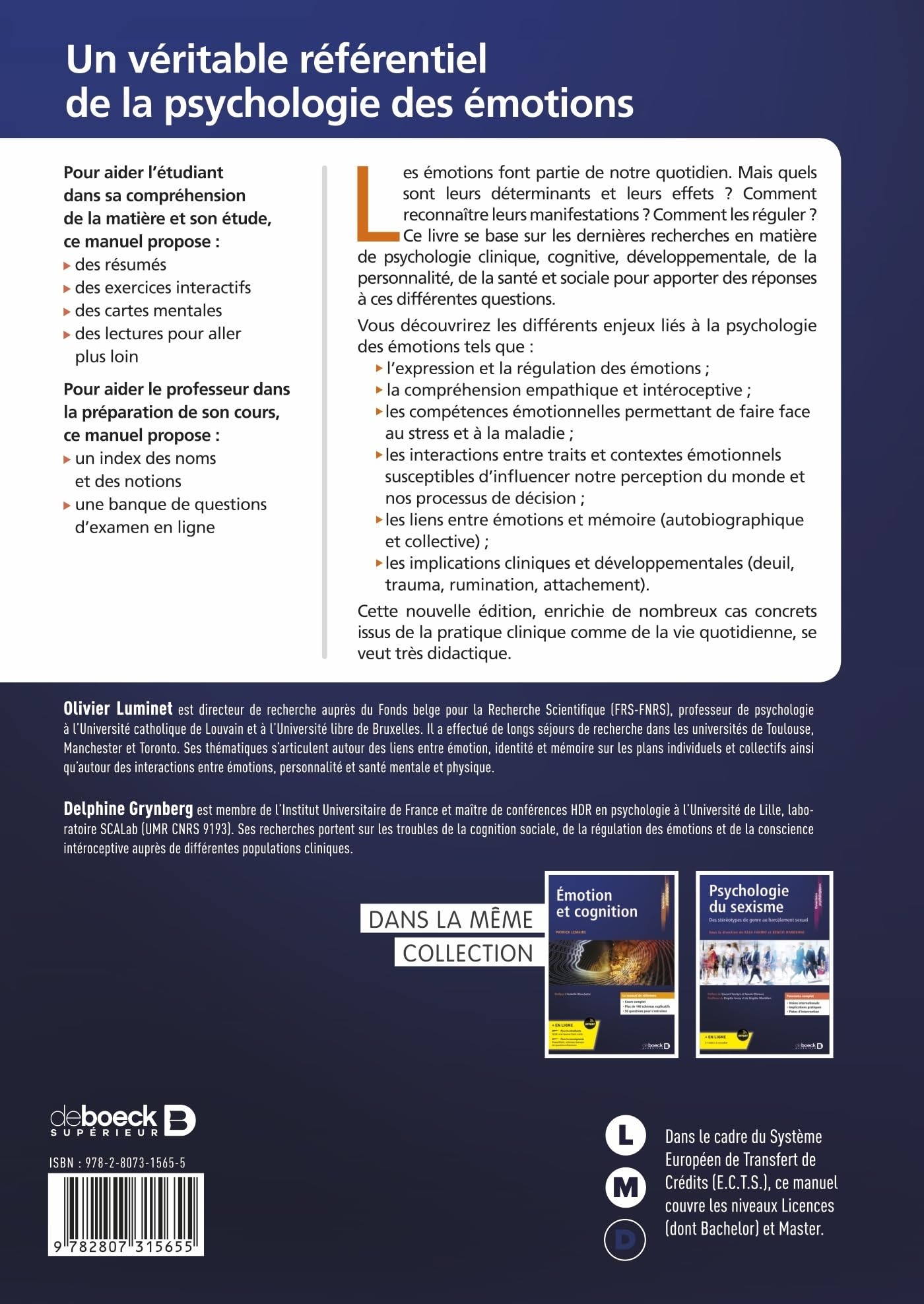 Psychologie des émotions: Concepts fondamentaux et implications cliniques