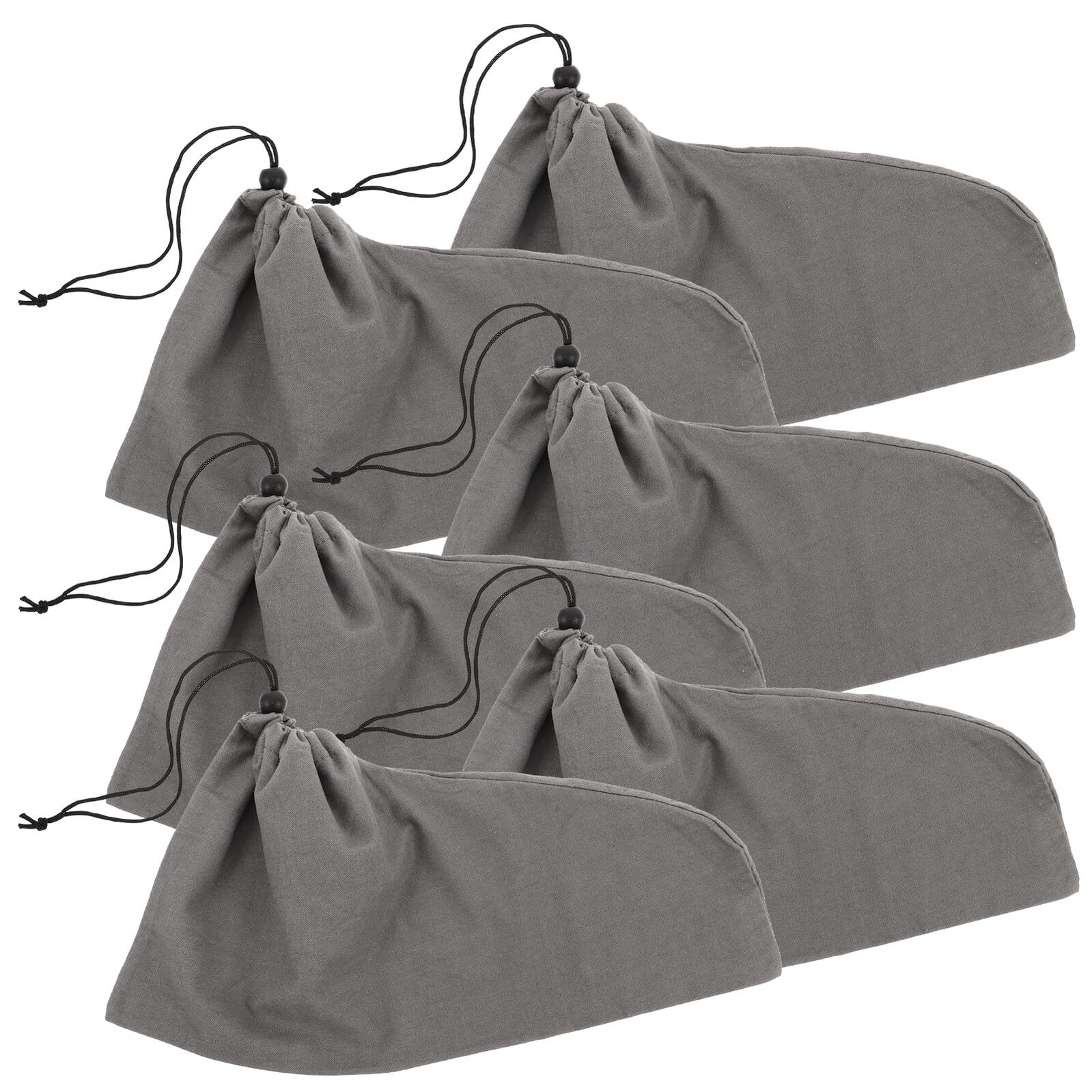 6pezzi Sacchetti per Scarpe da Viaggio in Cotone Coulisse Organizer da Viaggio per Scarpe Borse Portaoggetti Riutilizzabili per Separare e Proteggere le Calzature