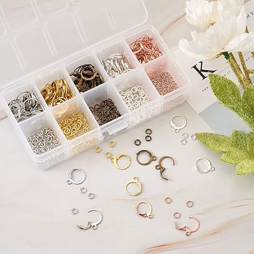 Miniatura 9 de Pendientes de aro Huggie de latón, Plástico Vidrio Metal Gema Plástico circón Vidrio Metal Piedra preciosa Circonita cúbica Latón