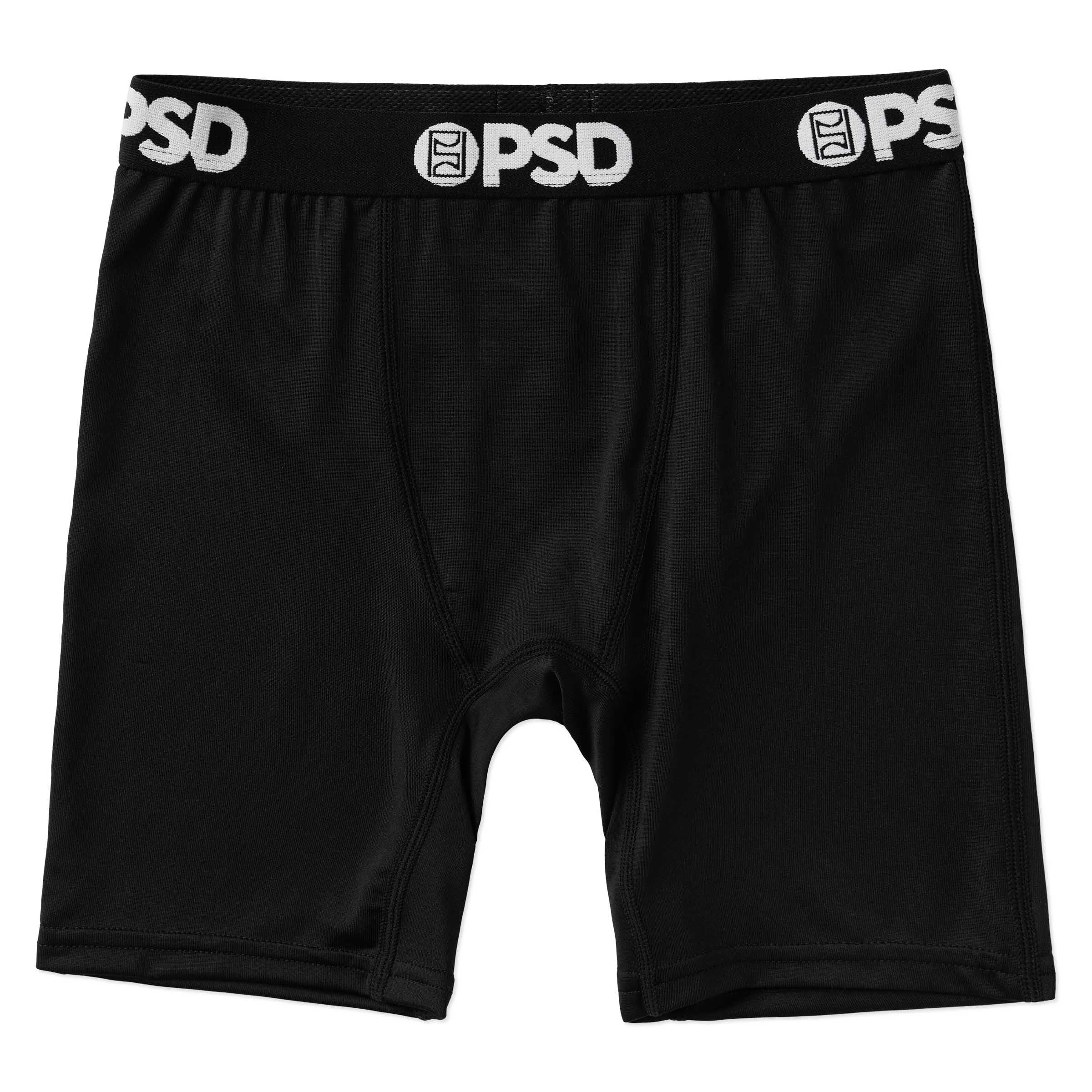 PSD Underwear Boys Boxer Briefs - Core Solids Comfortable Active Underwear for Boys Kids Boys Underwear Packs Singles