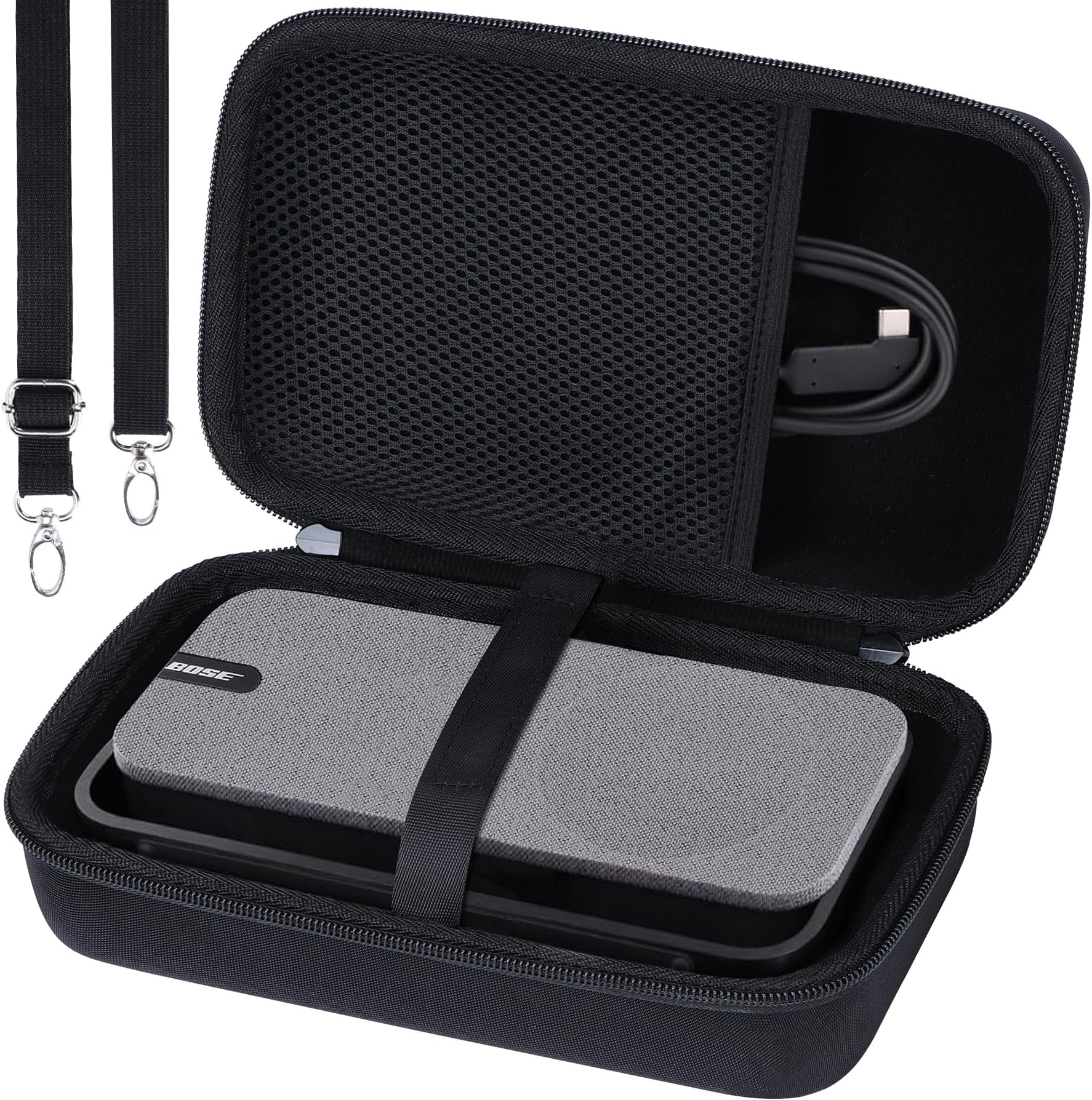 Lebakort Storage Case Compatible Bose SoundLink Home Speaker Wireless Bluetooth Speaker (Black Case)