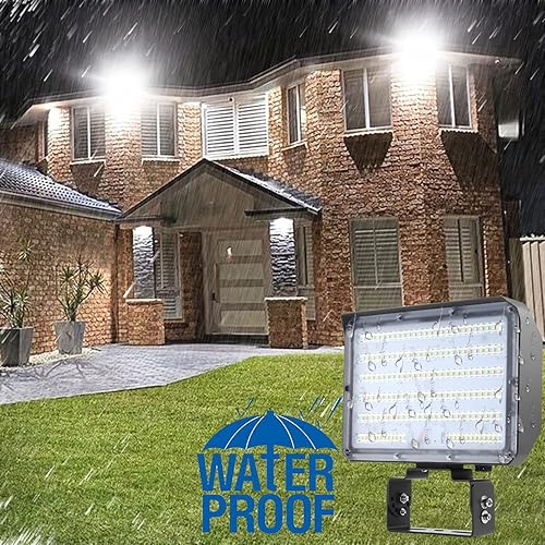 Miniatura 5 de Luz de inundación LED de 100 W para exteriores 14000 lm equivalente a 1000 W 100-277 V 5000 K lámpara de inundación LED comercial ETL iluminación de