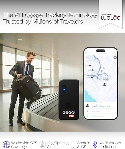 Miniatura 2 de GEGO PRO GPS Tracker - Seguimiento universal para equipaje, vehículos, remolques, bicicletas, personas | Seguimiento GPS en tiempo real, WiFi, GSM y