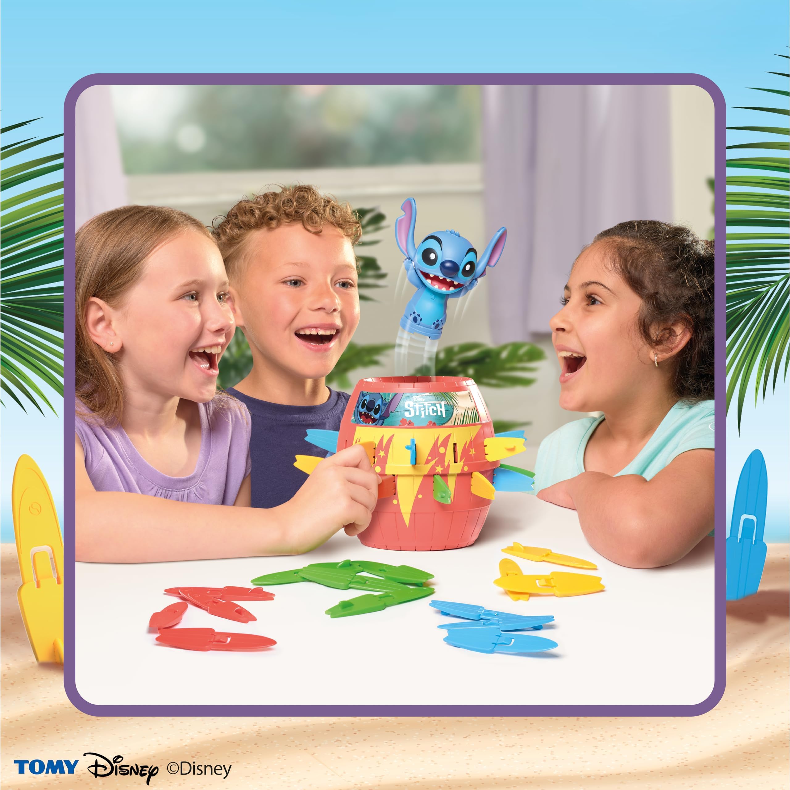 TOMY Disney Pop Up Stitch Action Board Game, Fun Family and Kids Game for Ages 4+, Preschool Children’s Game for Boys Girls, and Adults - Image 2