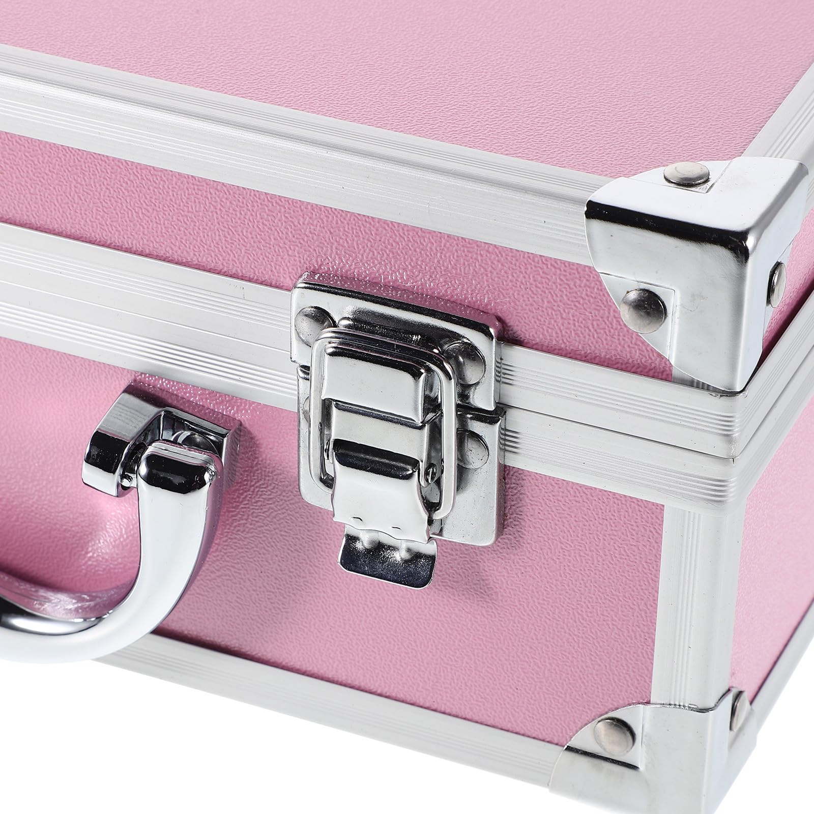 COLLBATH Valigetta in Lega di Alluminio Multiuso Grande Capacità, Organizer per Attrezzi e Cosmetici, Design Elegante per Uso Personale e Professionale