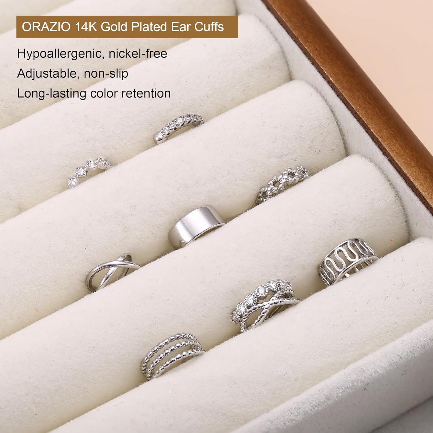 Rebelle Amsterdam - Oorringen Zilver - Oorbel U-Vorm - Dames Sieraad Statement Oorhanger Trend