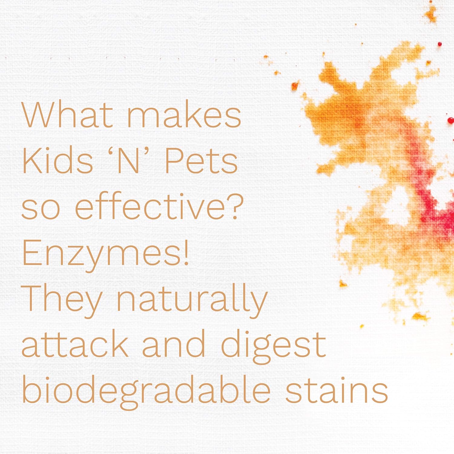 KIDS 'N' PETS - Instant All-Purpose Stain & Odor Remover – 27 fl oz - Permanently Eliminates Tough Stains & Odors – Even Urine Odors - No Harsh Chemicals, Non-Toxic & Child Safe, Multi-Color : Pet Supplies