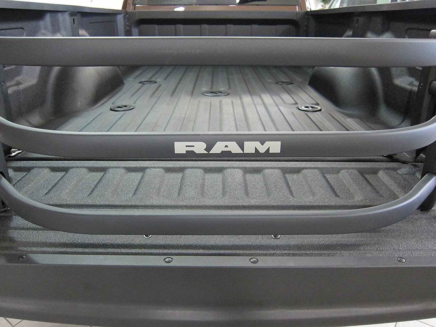 Dodge Ram Black Aluminum Tailgate Bed Extender Mopar OEM by Mopar Buy Online in United Arab