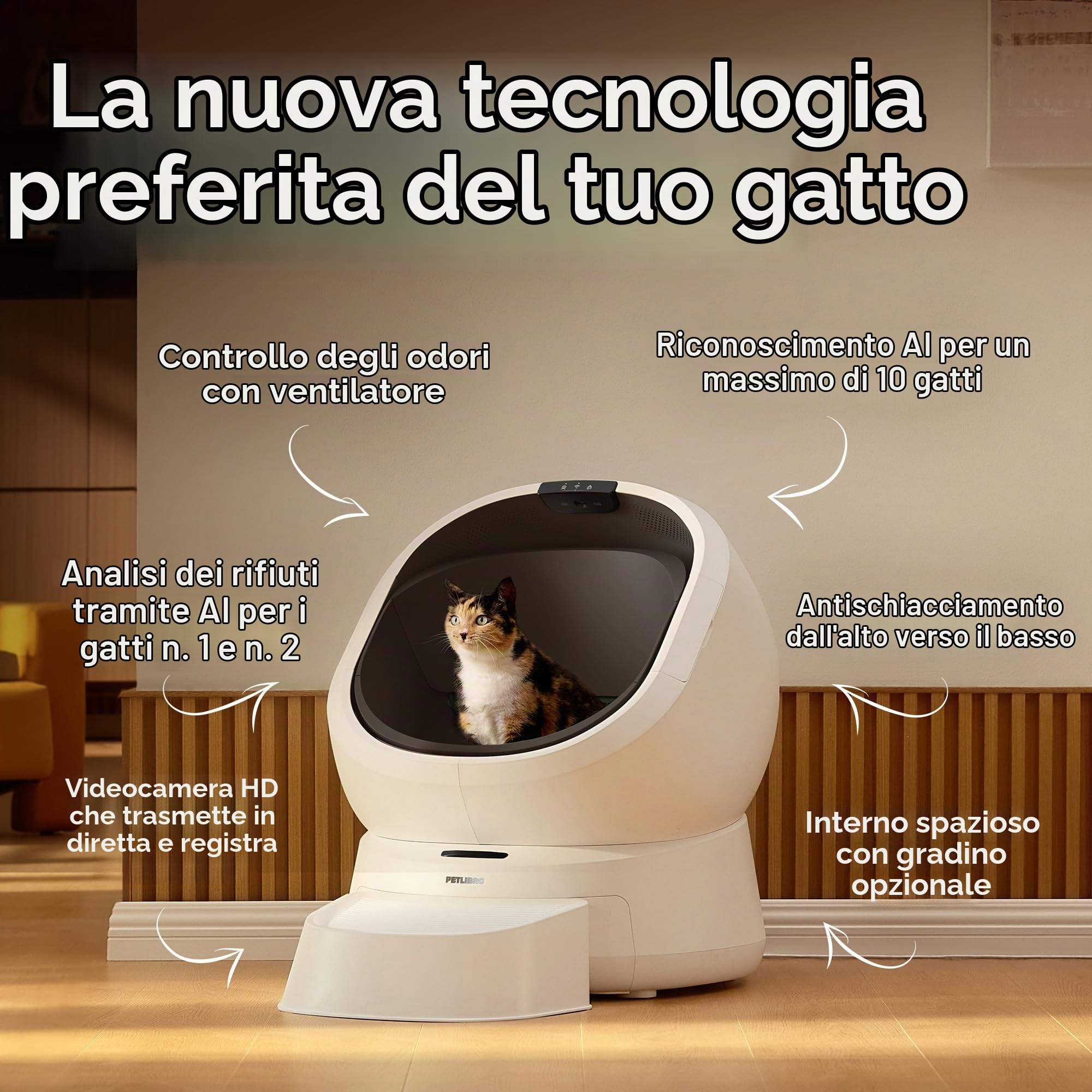 PETLIBRO Luma - Lettiera autopulente per gatti