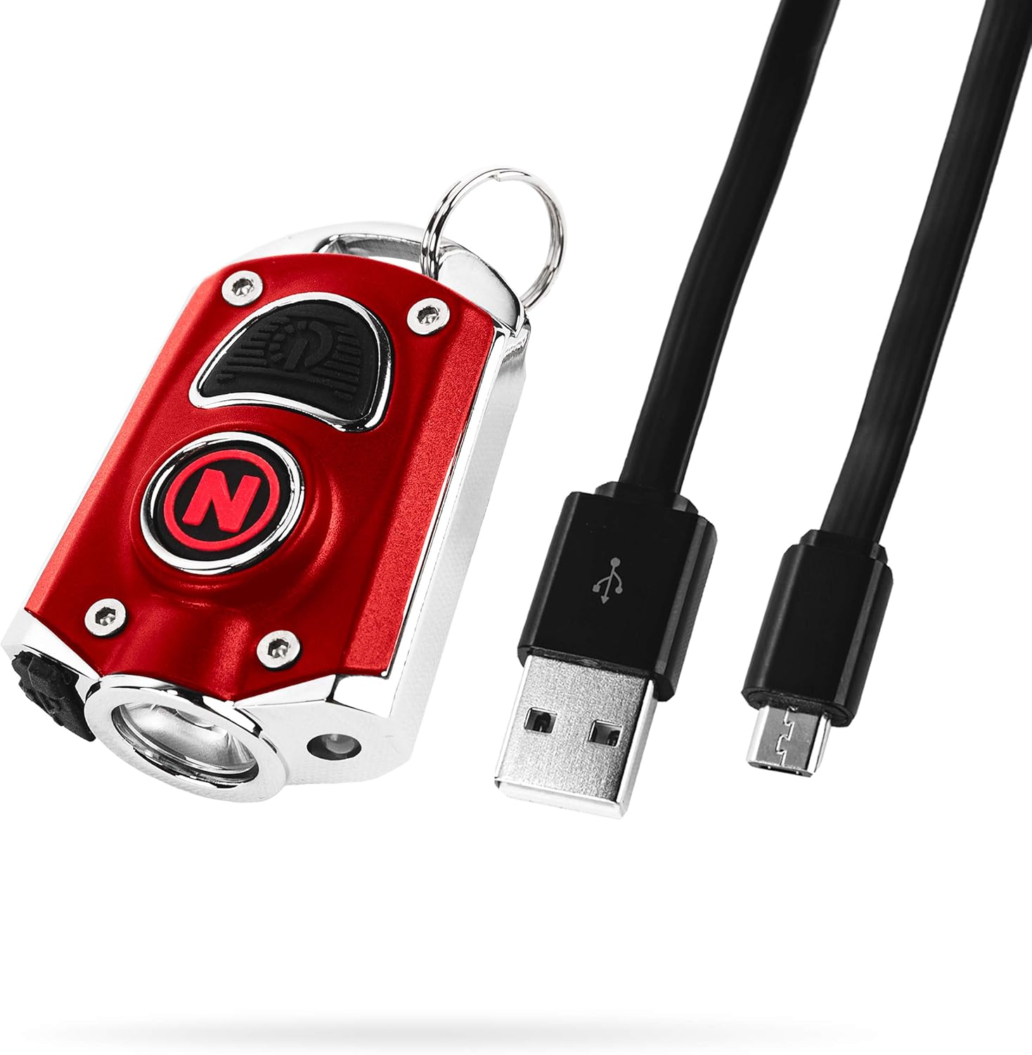 NEBO MYCRO USB Rechargeable LED Keychain Light, Tactical Keyring