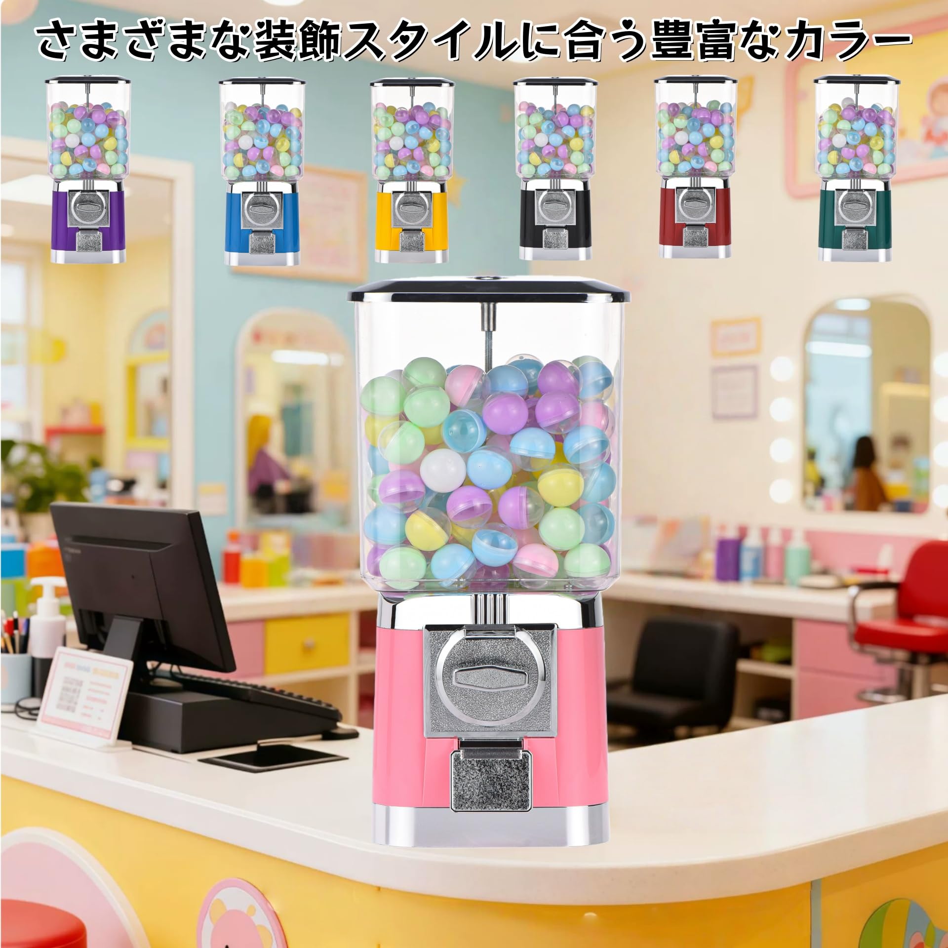 Amazon | Tohemi ガチャガチャ 本体 25-35MM 100円硬貨用/コインは不要