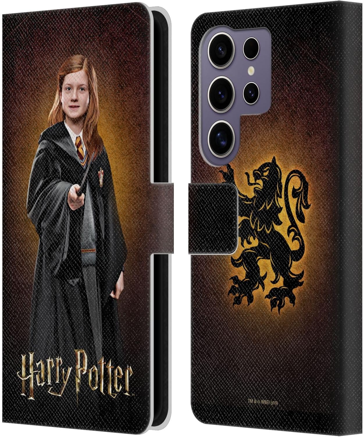 Head Case Designs Officially Licensed Harry Potter Ginny Weasley Chamber of Secrets IV Leather Wallet Case Compatible with Samsung Galaxy S25 Ultra