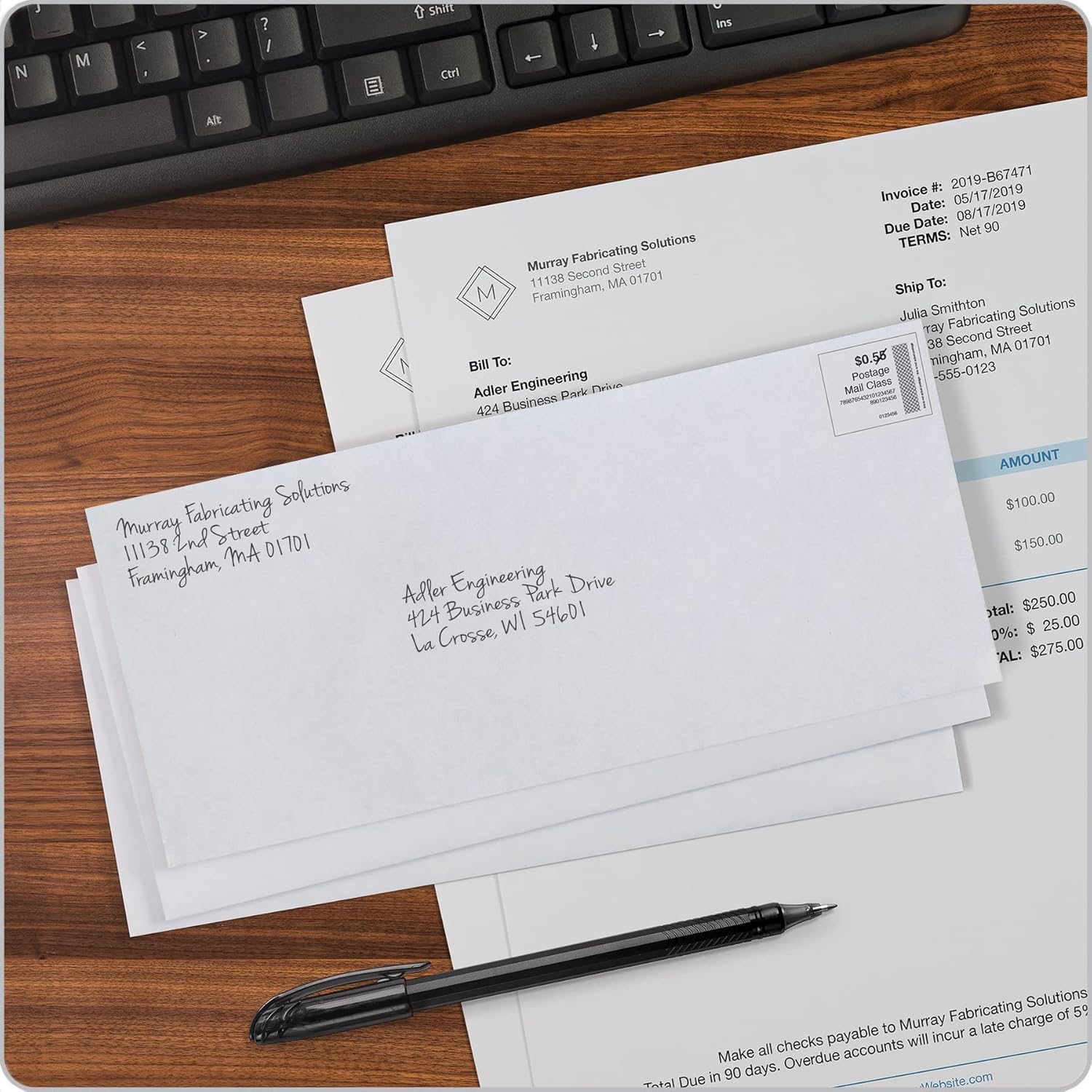 Columbian #10 Security Envelopes, 500 Pack, Self Seal Envelopes for Home, School, and Business Mailings, No Window, 4-1/8 x 9-1/2 Inches, Durable 24 lb White Paper - Image 7