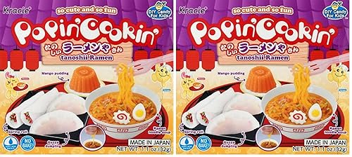 Kracie Popin Cooking DIY Candy Ramen Kit de 1.1 onzas (paquete de 2)