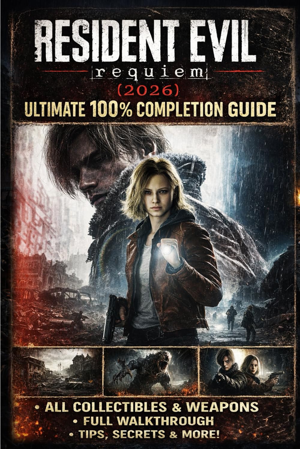 Resident Evil Requiem (2026) Ultimate 100% Completion Guide: The Complete Official-Style Walkthrough for All Chapters, Missions, Side Quests, Boss ... Strategies, Hardcore & Nightmare Mode Mastery