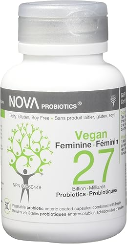 Nova Probiotics Vegan femenino 27Billion 60Vcaps disponible en Yaxa Colombia